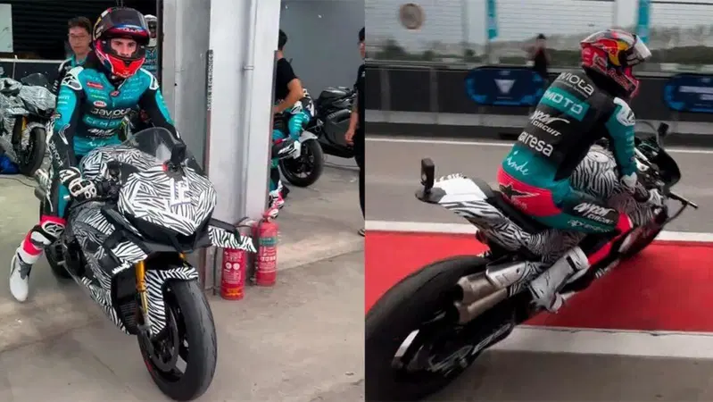 Che ci fanno Alonso, Holgado e Quiles in sella ad una superbike cinese?