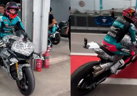 Che ci fanno Alonso, Holgado e Quiles in sella ad una superbike cinese?