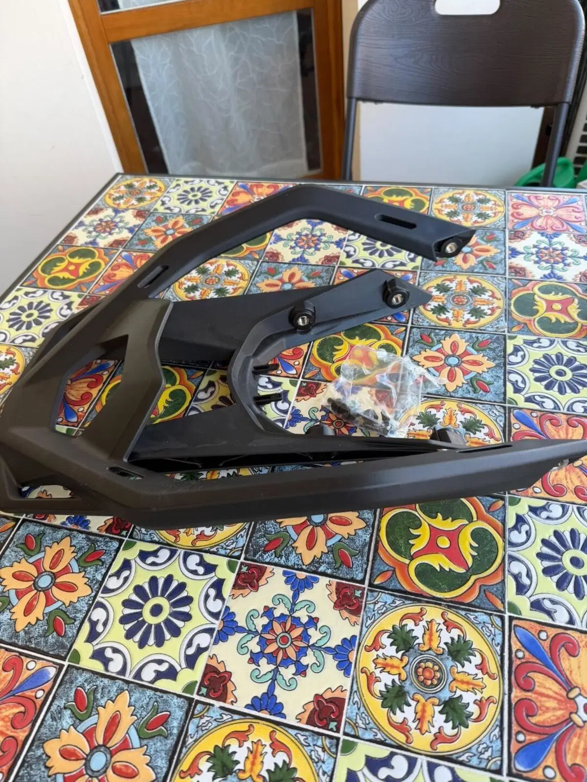 Maniglione originale bmw e 1300 Gs e porta valigie (3)