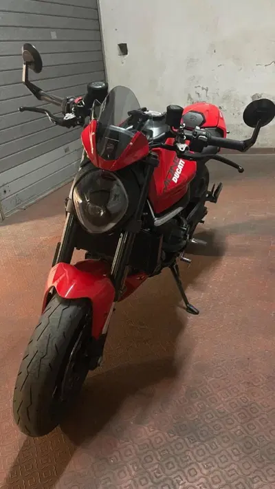 Cupolino parabrezza maggiorato fume per Ducati Mon Puig