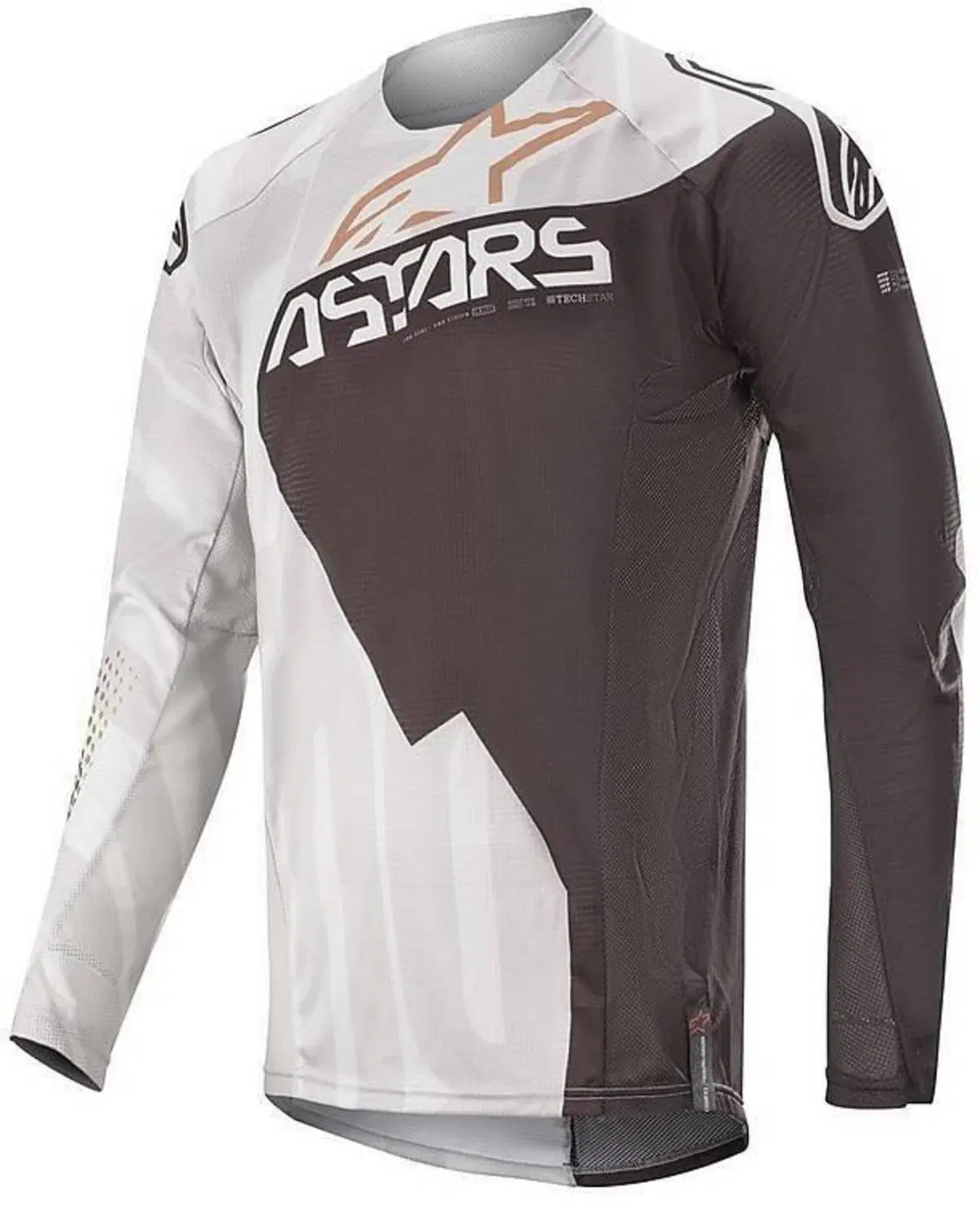 Maglia Motocross Alpinestars Techstar Factory Gray