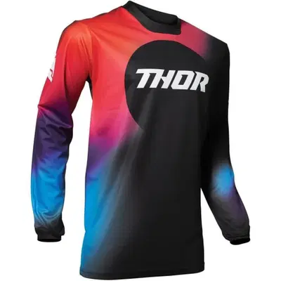 Maglia Motocross Enduro Thor MX Pulse S20 Glow Bla