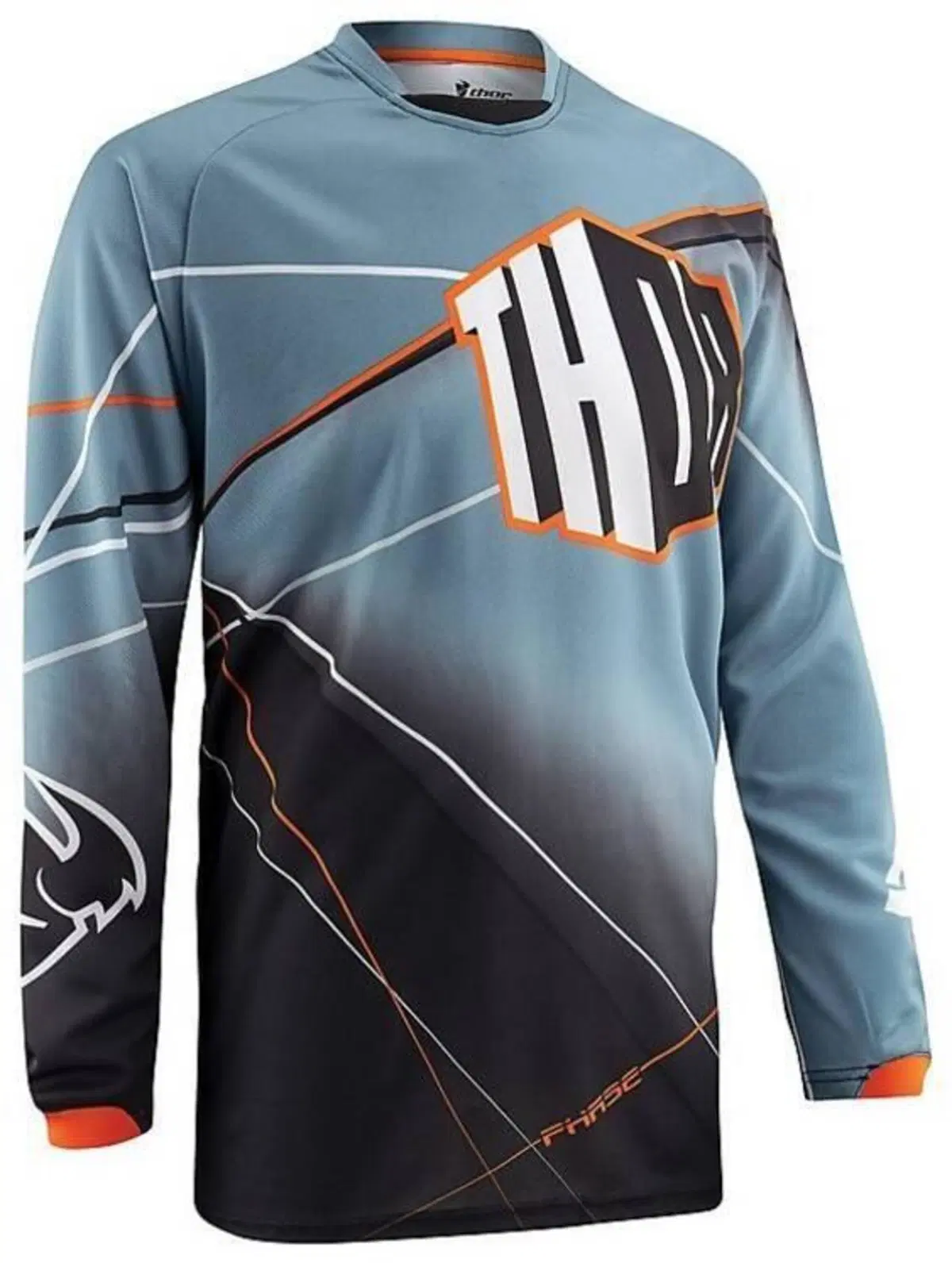 Maglia Motocross Enduro Thor Phase Prism Steel Tag