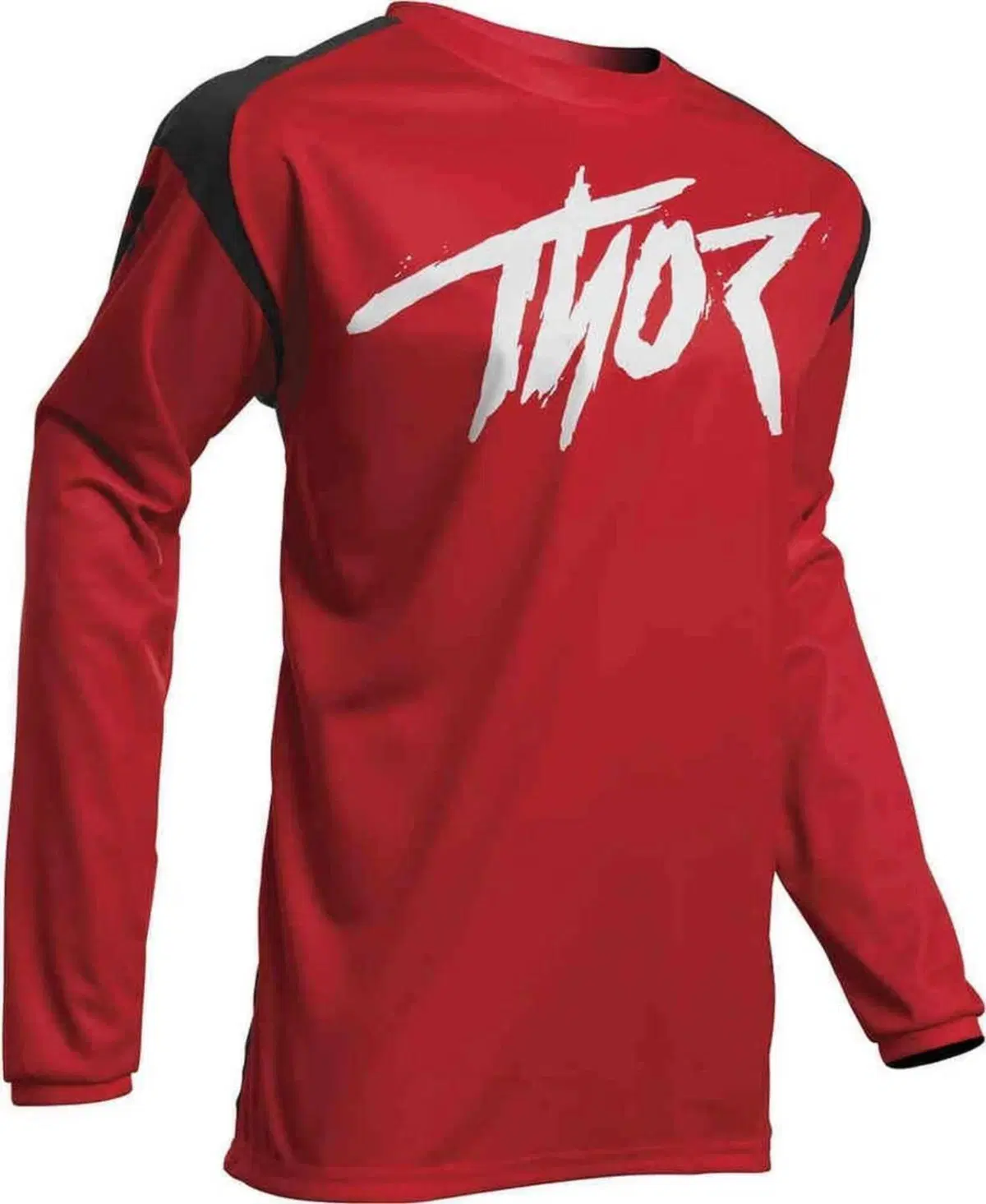 Maglia Motocross Enduro Thor Sector Link Rosso Ner