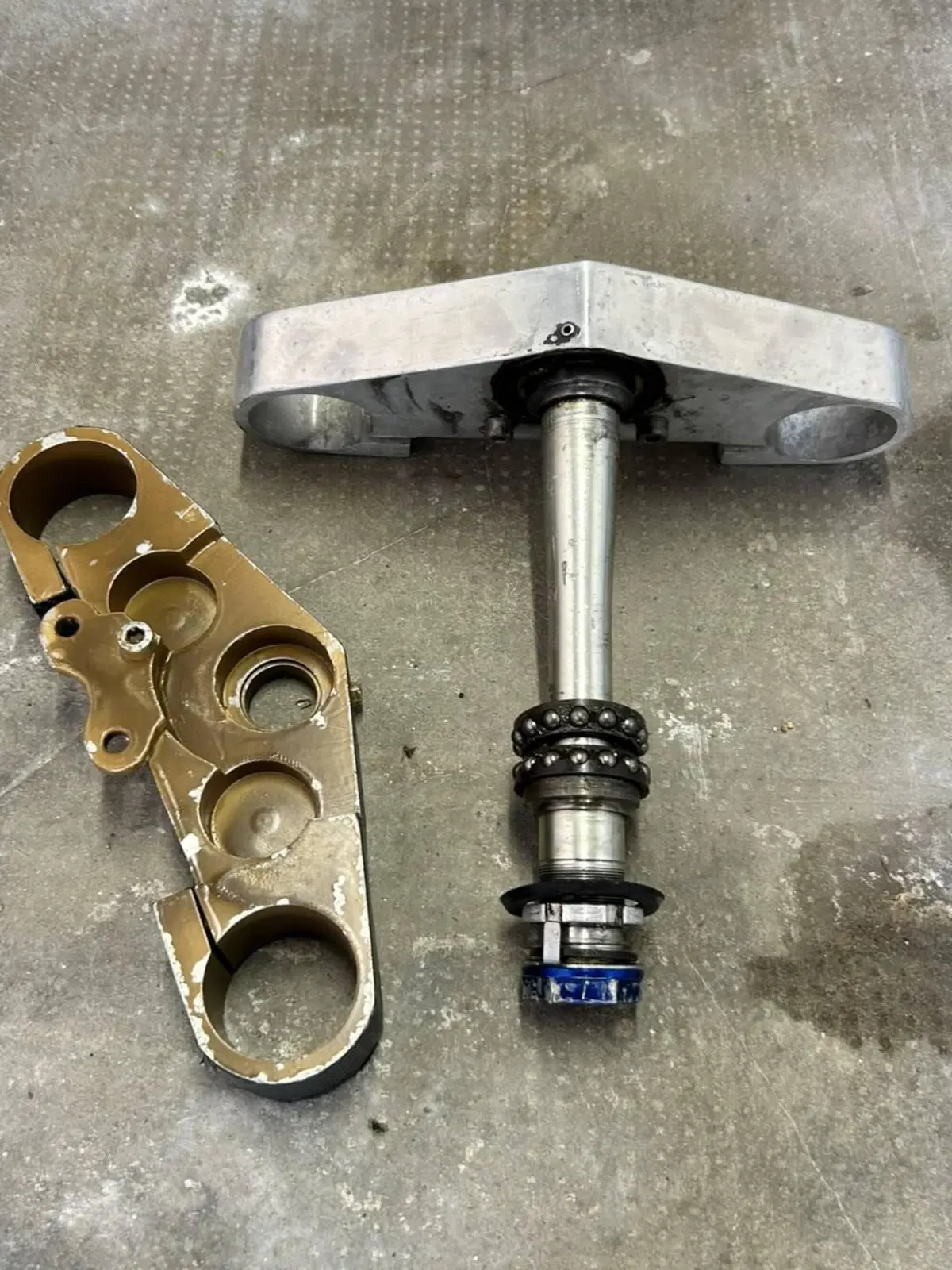 Piantone sterzo con piastre Yamaha R6 2008/2009