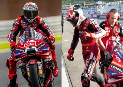 MotoGP, Ducati e un venerdì a tre facce: bene Márquez, male Bagnaia. La terza? Il problema ai freni è risolto