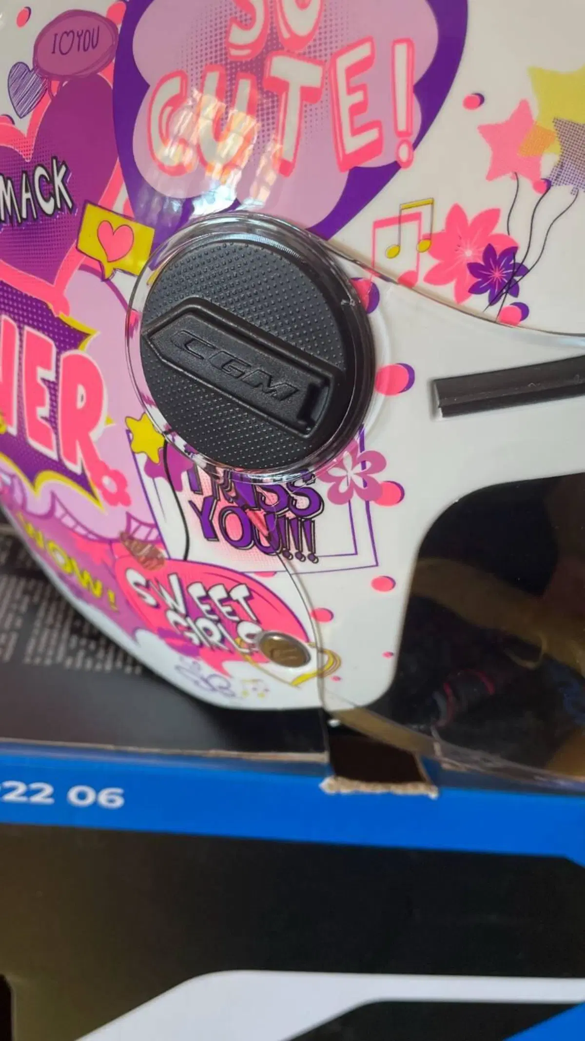 Casco bambina nuovo per scooter! CGM (7)