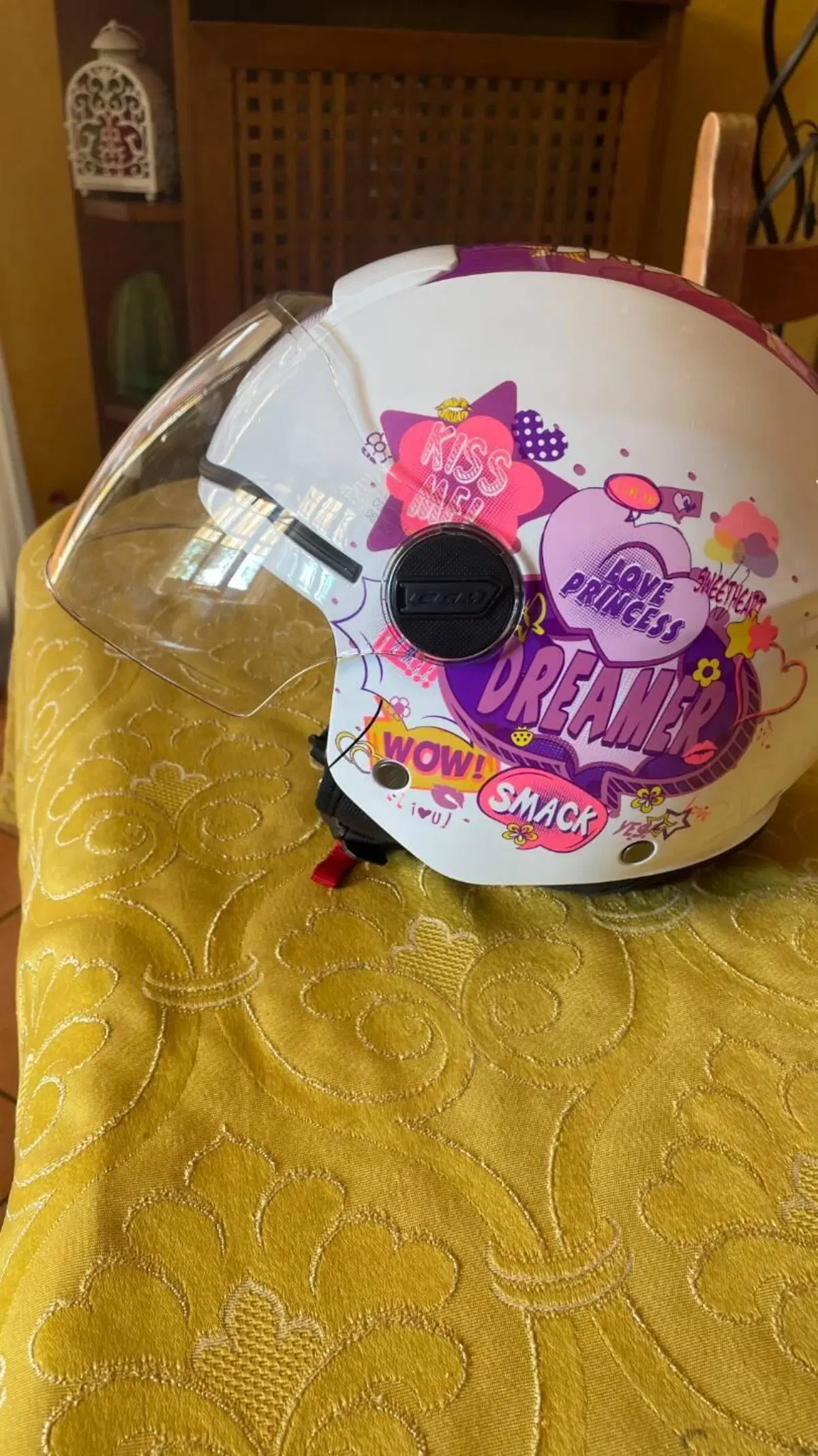 Casco bambina nuovo per scooter! CGM (13)