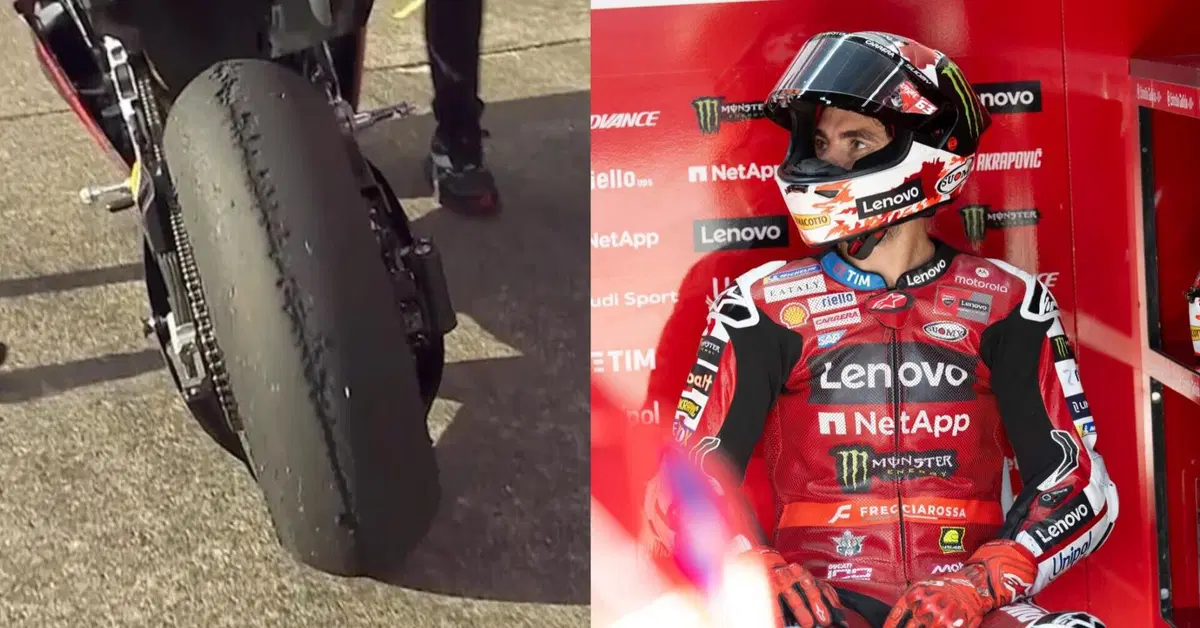 Pecco Bagnaia costretto al ritiro con la gomma posteriore distrutta: 'Dal sesto giro sono iniziate le vibrazioni'