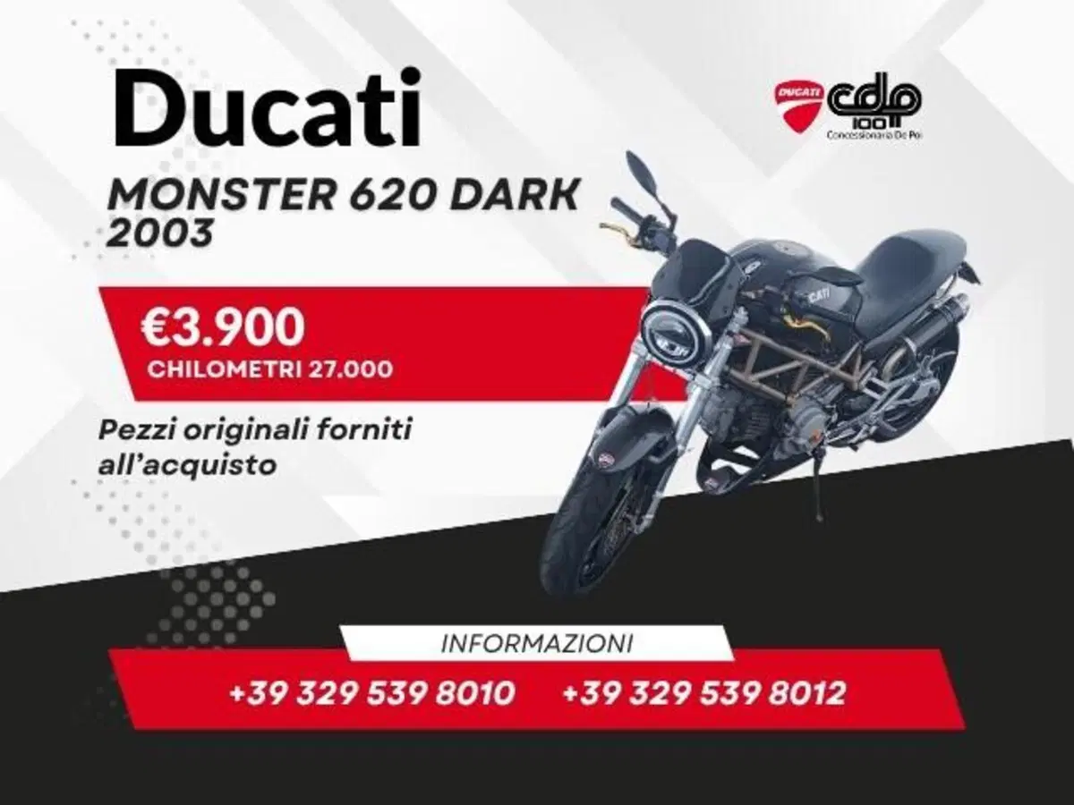 Ducati Monster 620 Dark (2003 - 06)
