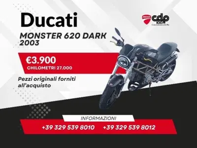 Ducati Monster 620 Dark (2003 - 06) usata