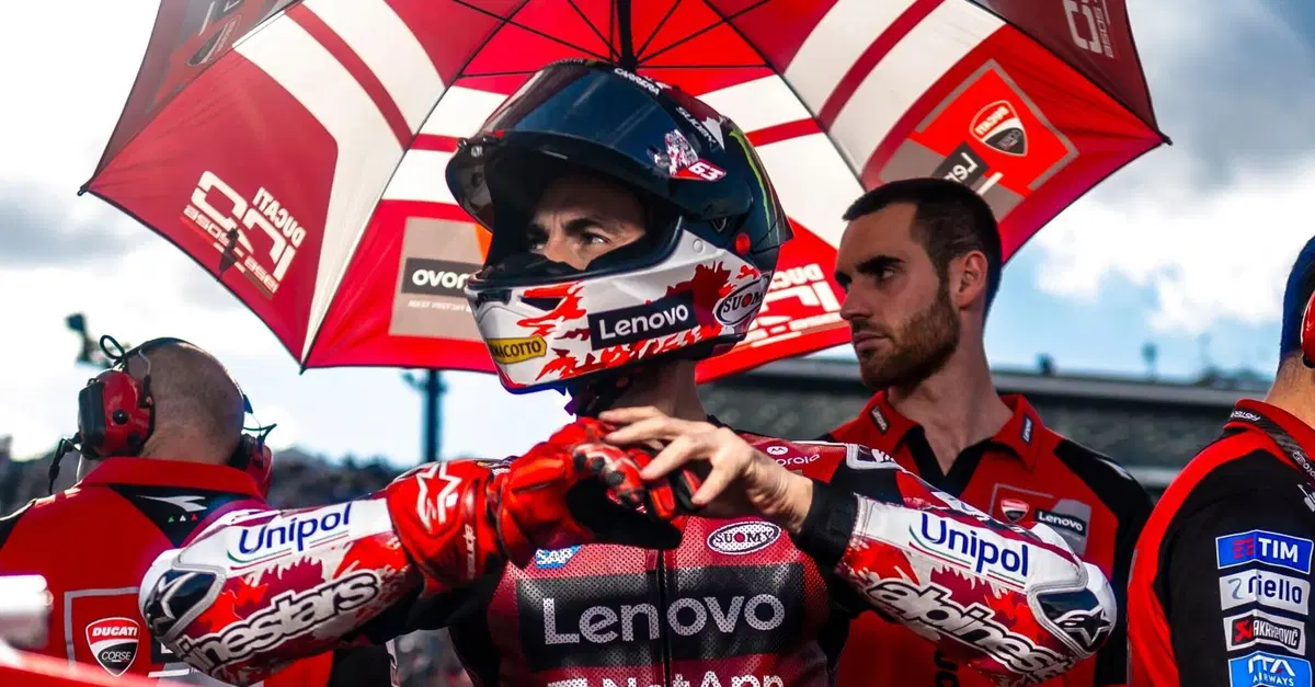 Pecco Bagnaia svela cosa è successo con la gomma dura a Motegi: 'In Ducati penso fossi l'unico che spingeva per correre con la dura'