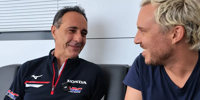 Un momento dell'intervista