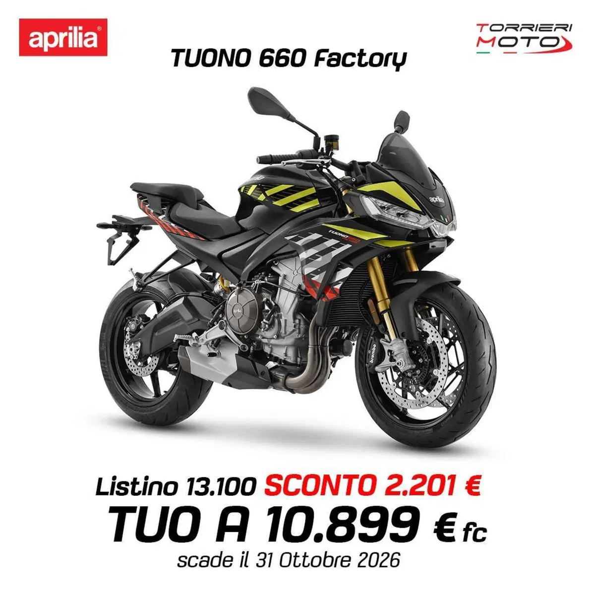 Aprilia Tuono 660 Factory (2025 - 26)