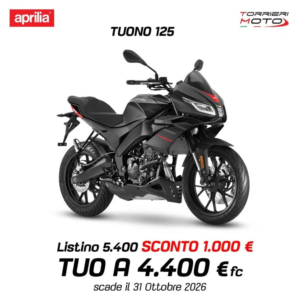 Aprilia Tuono 125 (2025 - 26)