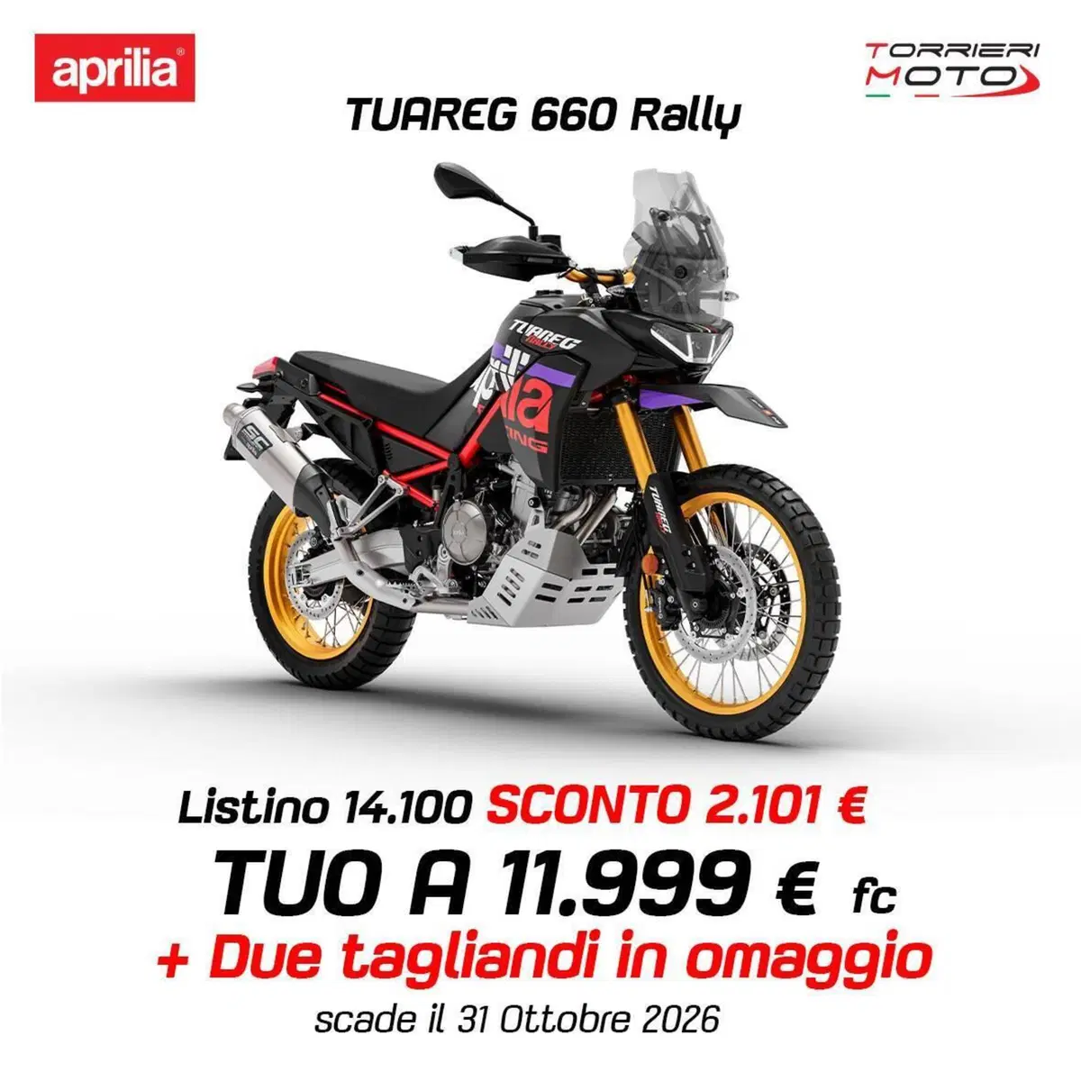 Aprilia Tuareg 660 Rally (2025 - 26)