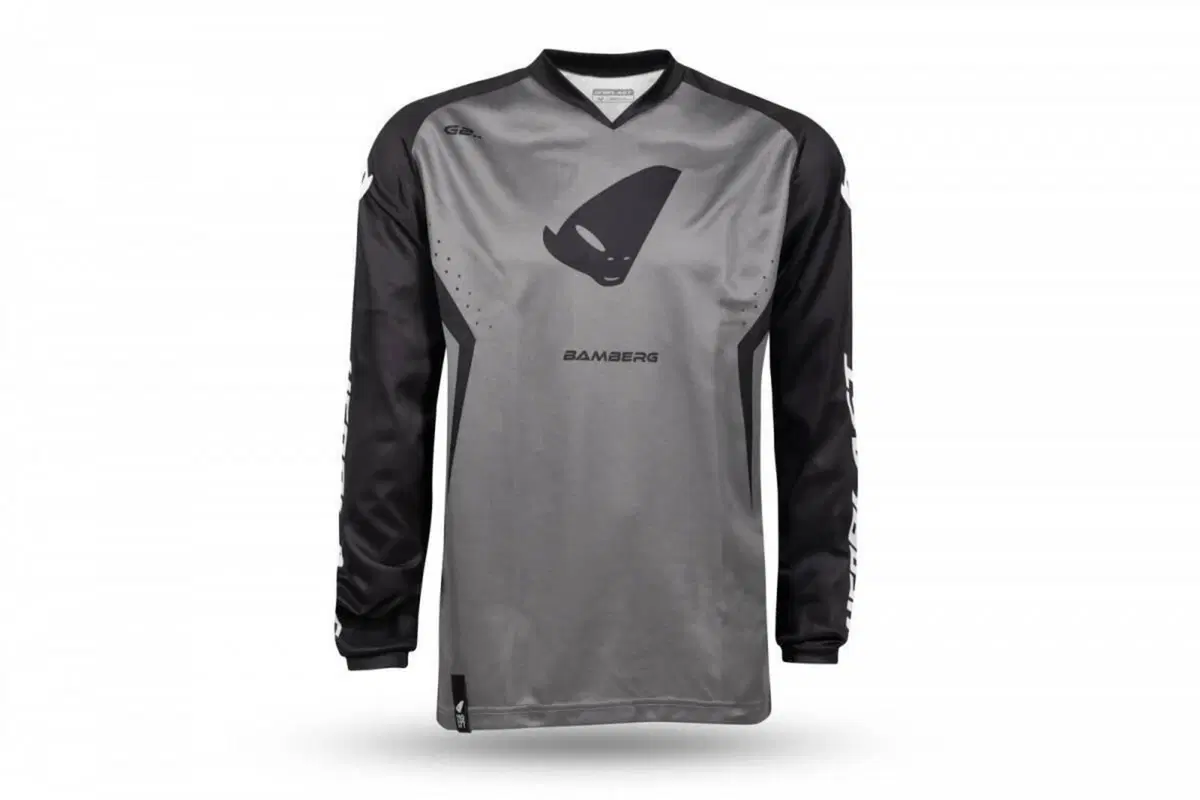 Maglia Motocross Enduro Ufo Plast Bamberg Grey Bla
