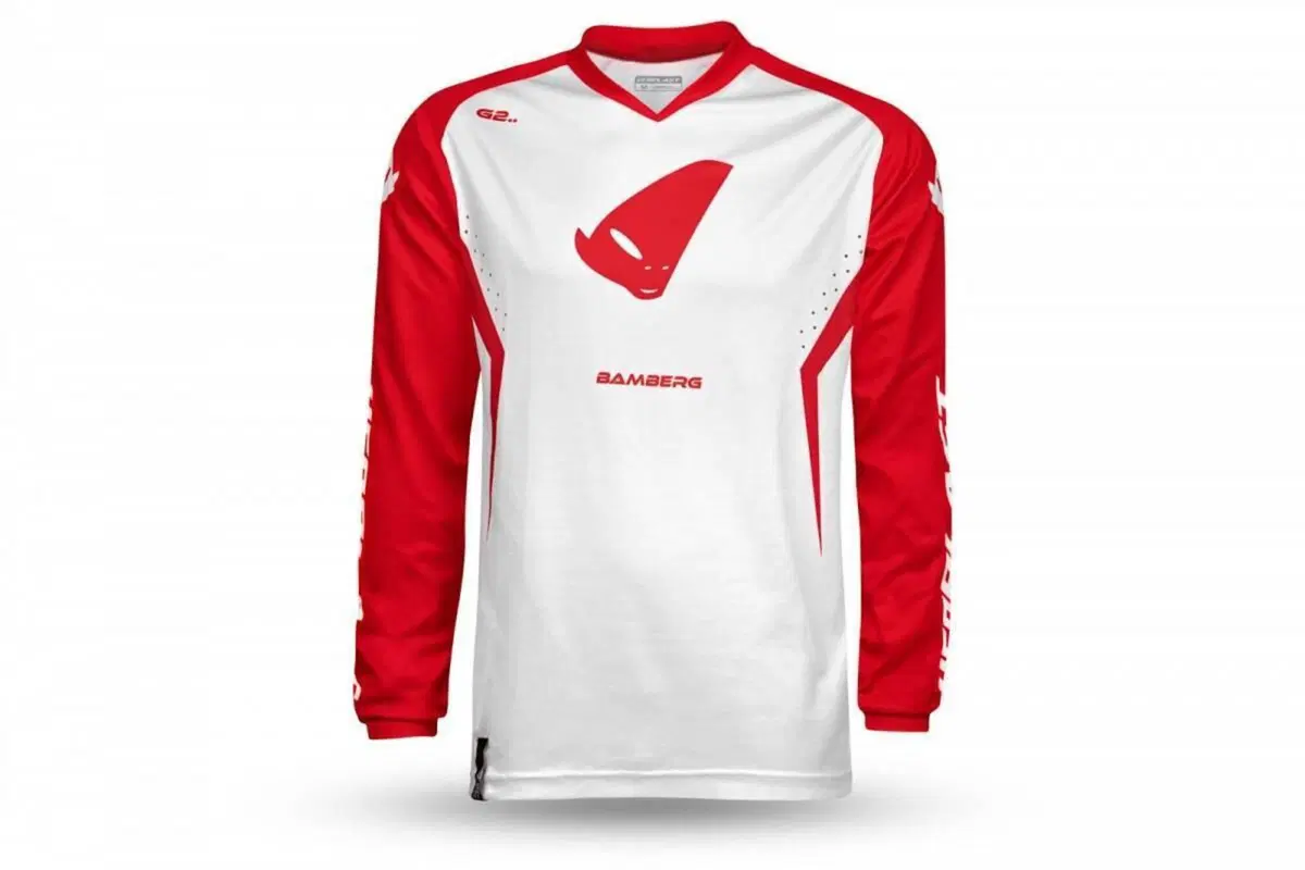 Maglia Motocross Enduro Ufo Plast Bamberg Red Whit