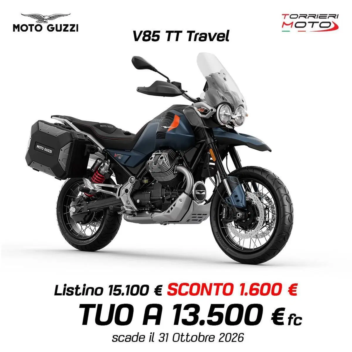 Moto Guzzi V85 TT Travel (2024 - 26)