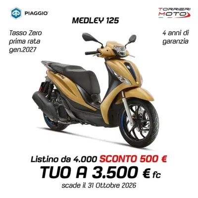 Piaggio Medley 125 (2025 - 26) usata