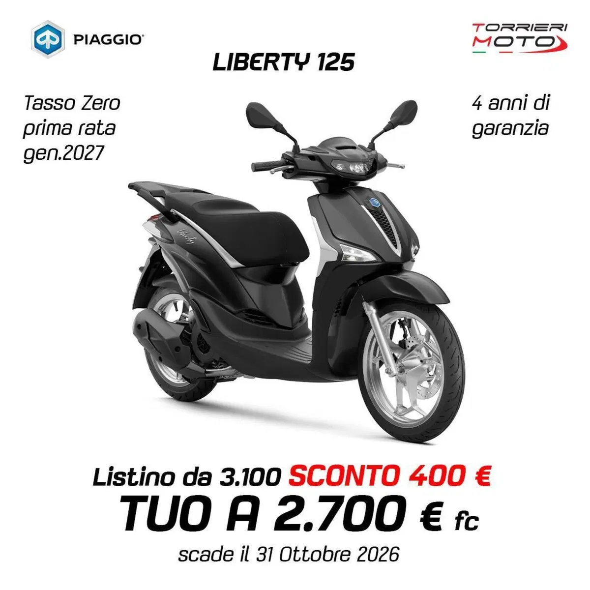 Piaggio Liberty 125 (2025 - 26)