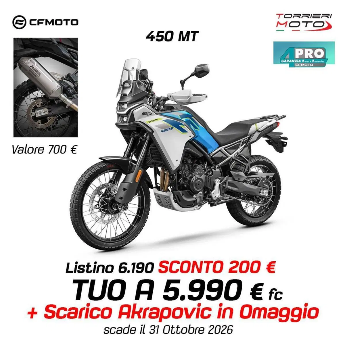 CFMOTO 450MT (2024 - 26)