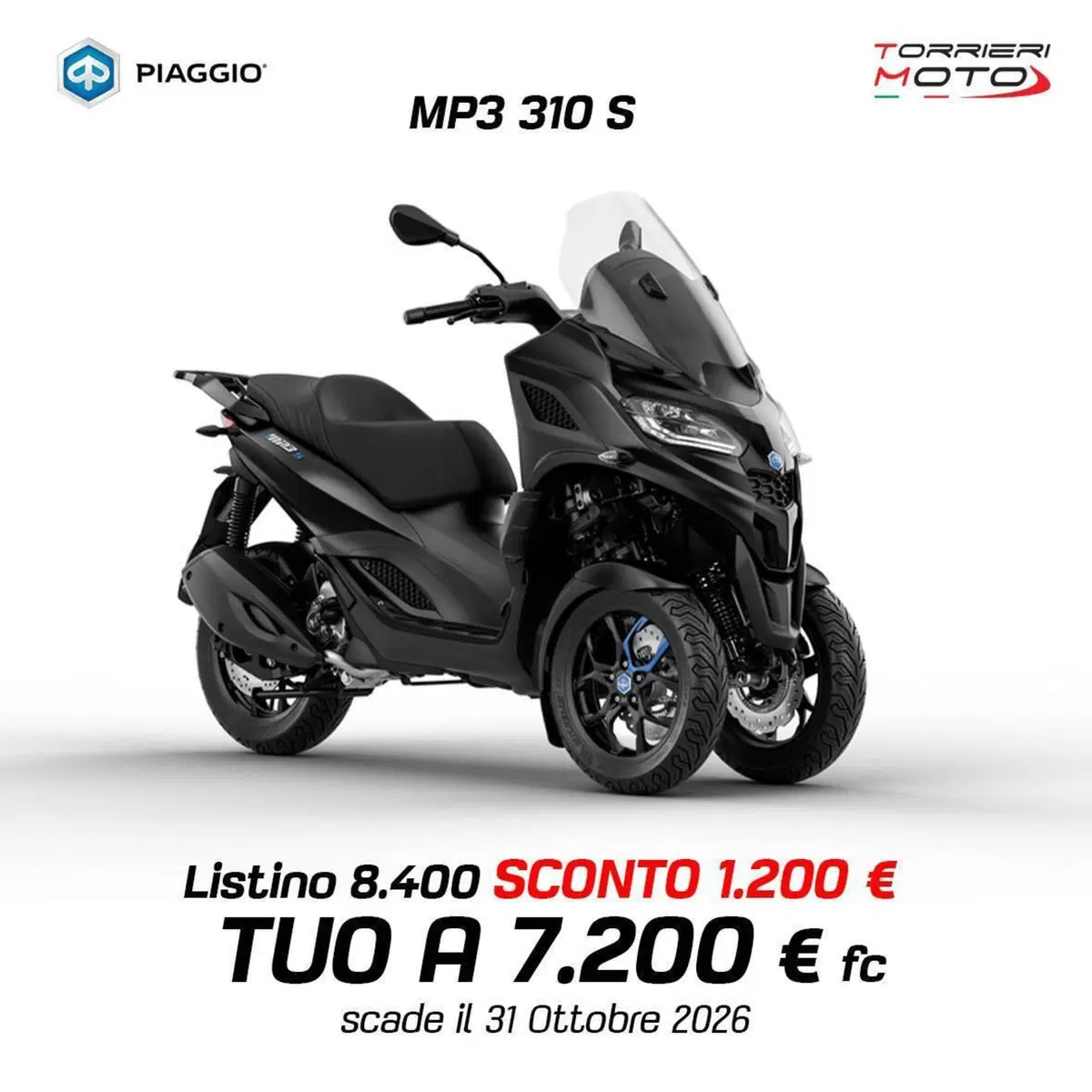 Piaggio MP3 310 Sport (2025 - 26)