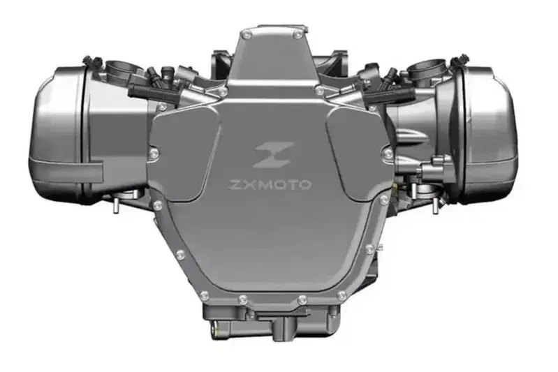 Il rendering del boxer su cui sta lavorando ZXMoto