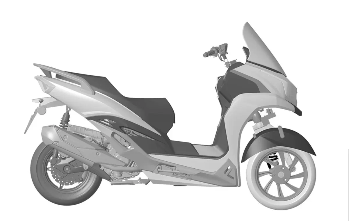 In arrivo il “baby CV3”? KYMCO brevetta un nuovo 3 ruote da città (4)