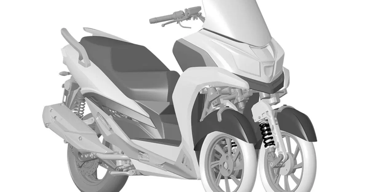 In arrivo il “baby CV3”? KYMCO brevetta un nuovo 3 ruote da città