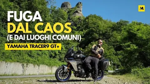Sulle strette del Borbera con la Yamaha Tracer 9 GT+, la crossover imbattibile