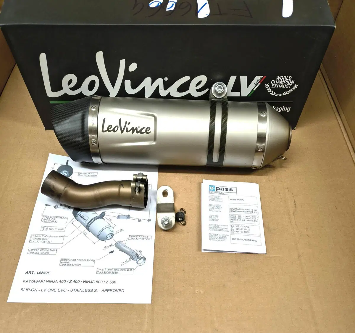 Terminale Scarico LeoVince Kawa Z 400 / 500 – Ninj
