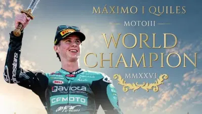 MotoGP, Maximo Quiles è campione del mondo di Moto3 2026