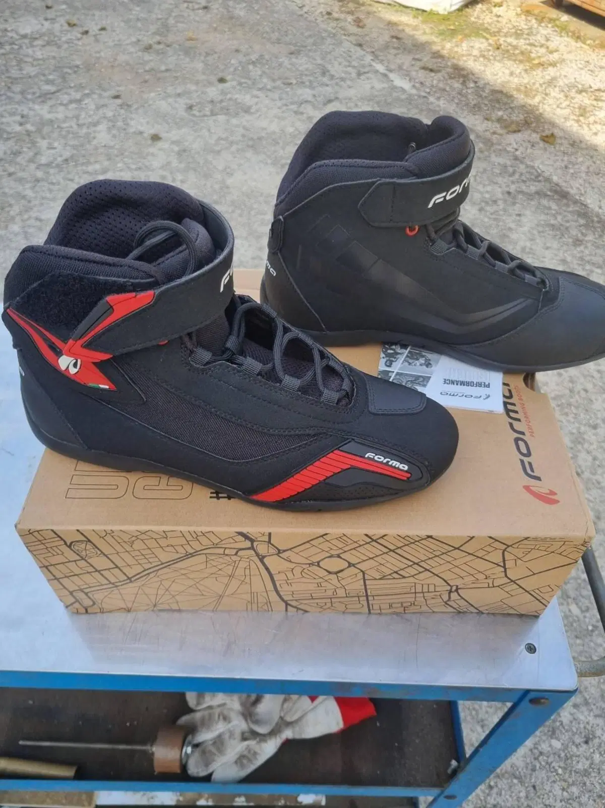 Scarpe da moto modello Forma Genesis taglia 44 (3)