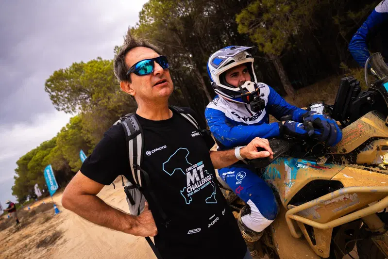 Con Luca Paletti Team Cordinator della squadra Italiana