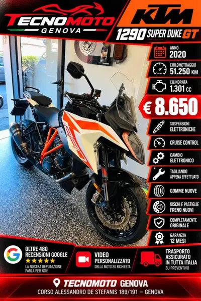 KTM 1290 Super Duke GT (2019 - 20) usata