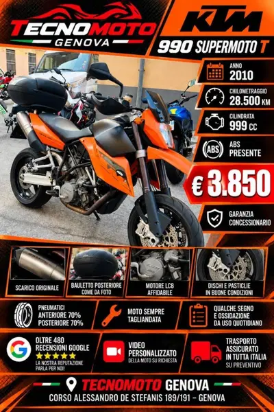 KTM 990 Supermoto T (2009 - 11) usata