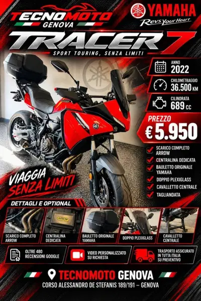 Yamaha Tracer 7 (2021 - 24) usata