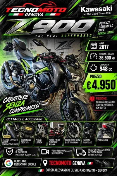 Kawasaki Z 900 (2017 - 18) usata