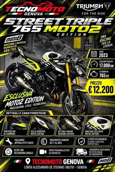 Triumph Street Triple 765 Moto2 Edition (2023 - 24) usata