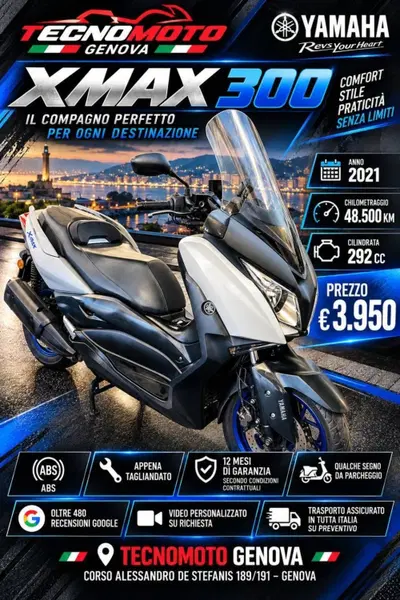 Yamaha X-Max 300 (2021 - 24) usata