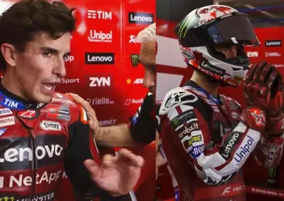 MotoGP, retroscena Ducati a Mandalika, Marc Marquez: 'Non è il setup, sono io'. Bagnaia: 'Scusate' [VIDEO]