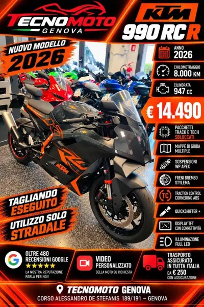 KTM 990 RC R (2026) usata