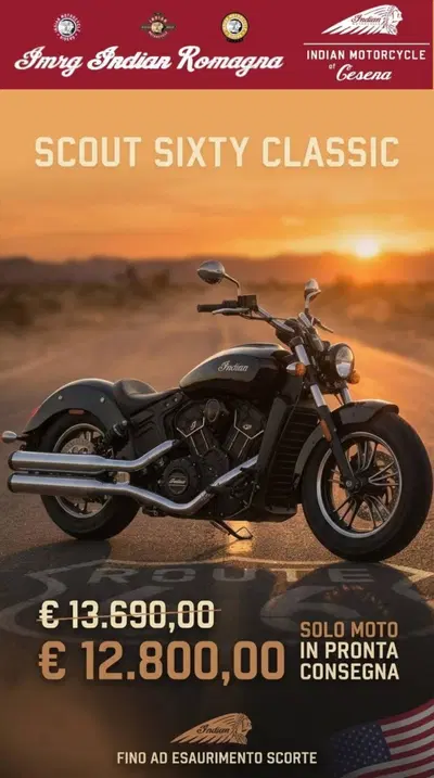 Indian Scout Sixty 999 Classic (2025 - 26) nuova
