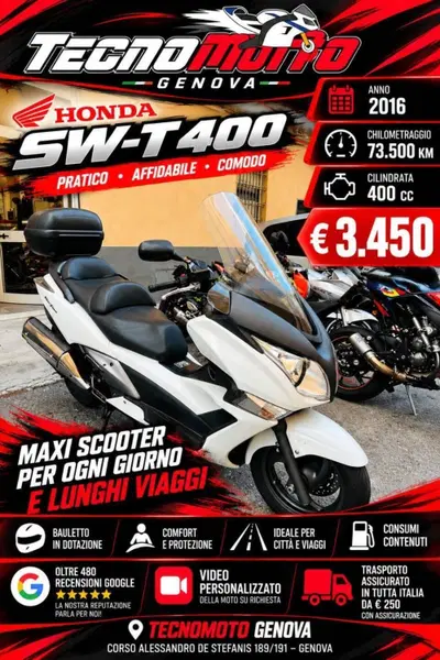 Honda SW-T 400 (2009 - 16) usata