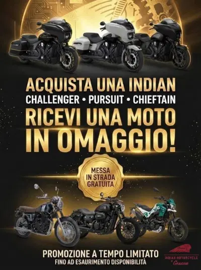 Indian Chieftain 1834 Powerplus Dark Horse (2025 - 26) nuova
