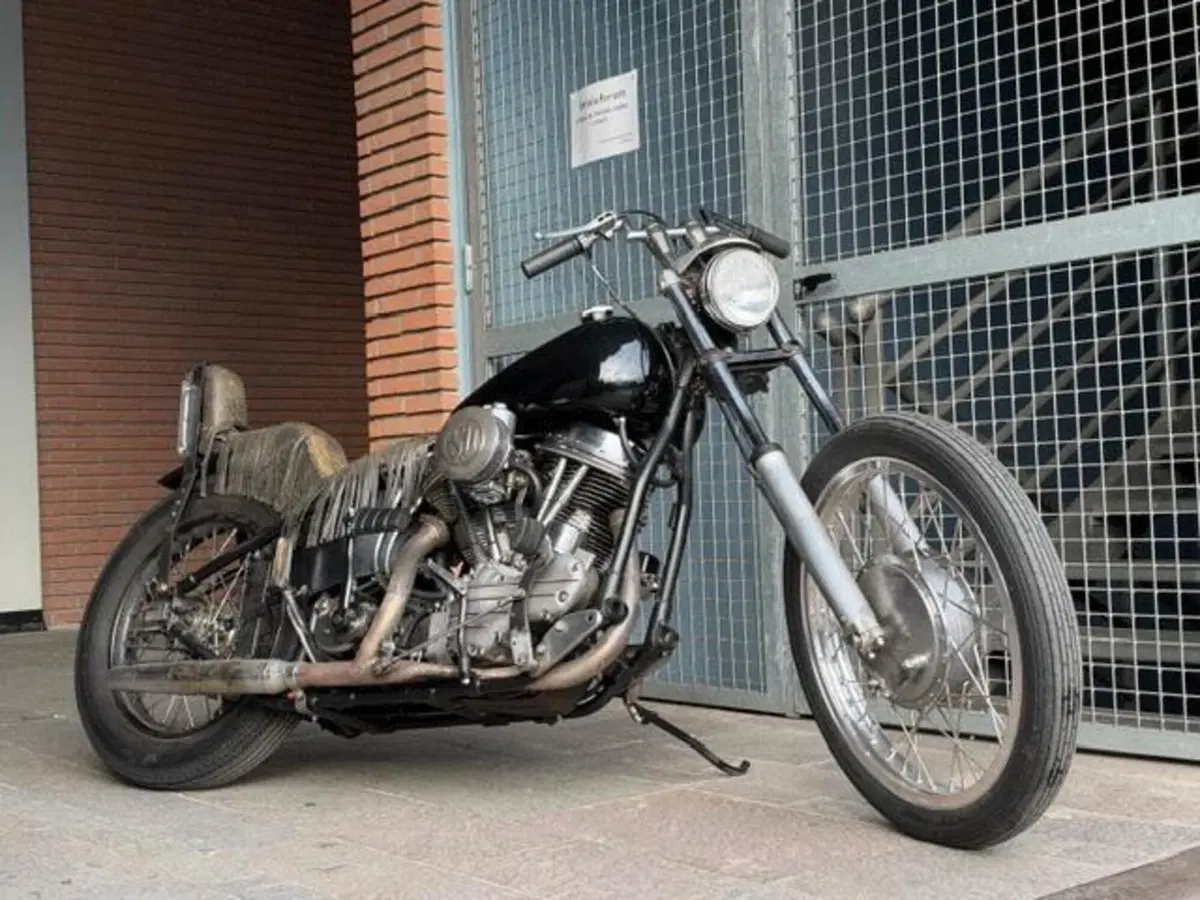 Harley-Davidson Panhead chopper (9)