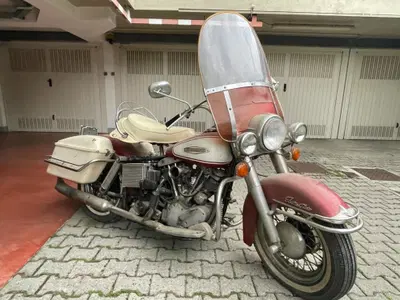 Aermacchi Harley-Davidson 1966 FLH Electra glide d'epoca