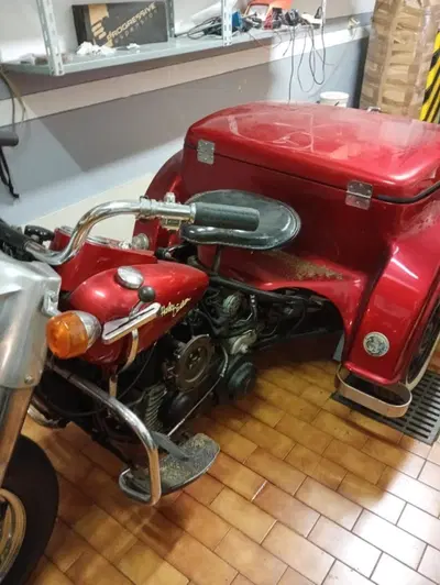 Harley-Davidson Servicar 750 Flathead d'epoca