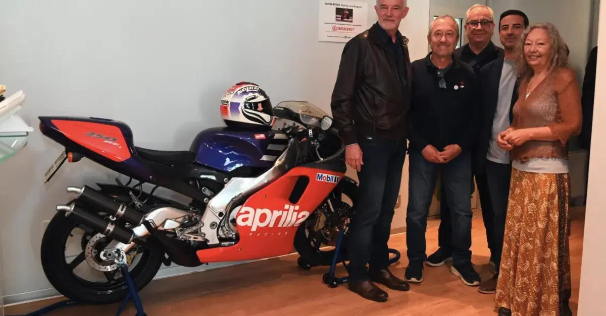 Loris Reggiani e l’asta della sua 250: “Ho sempre sostenuto Emergency, Melandri portava il loro marchio'